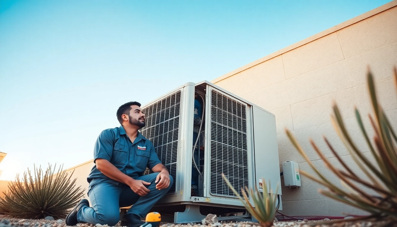 Expert performing ac repair mesa az service, showcasing precise technician work and high-quality HVAC tools.